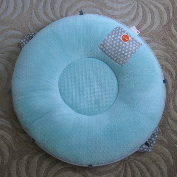 Pello Other - Pello Pillow, Baby Infant Toddler Lounger Playmat Floor Pillow Blue Grey